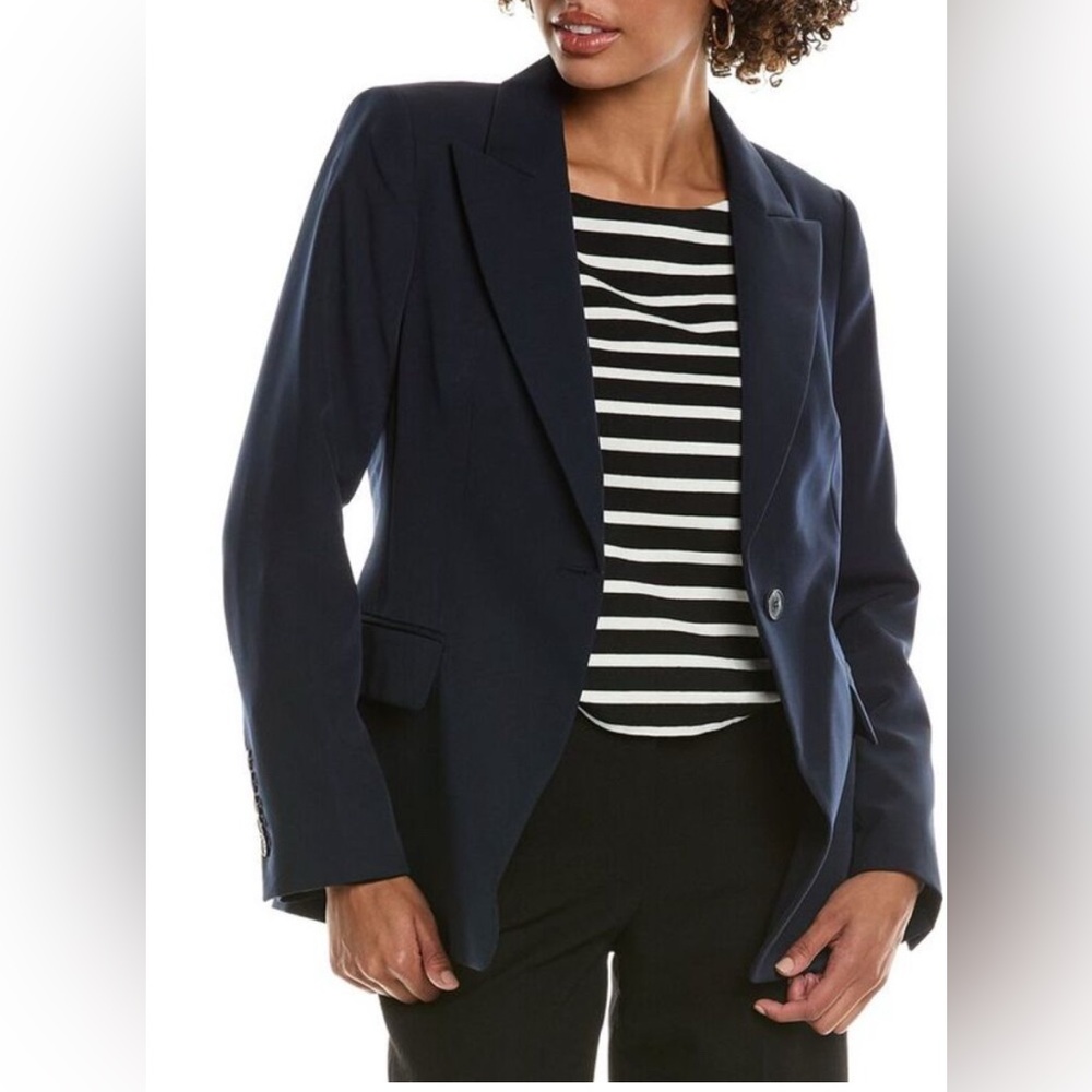 Kobi Halperin Dark Navy Single-Button Blazer